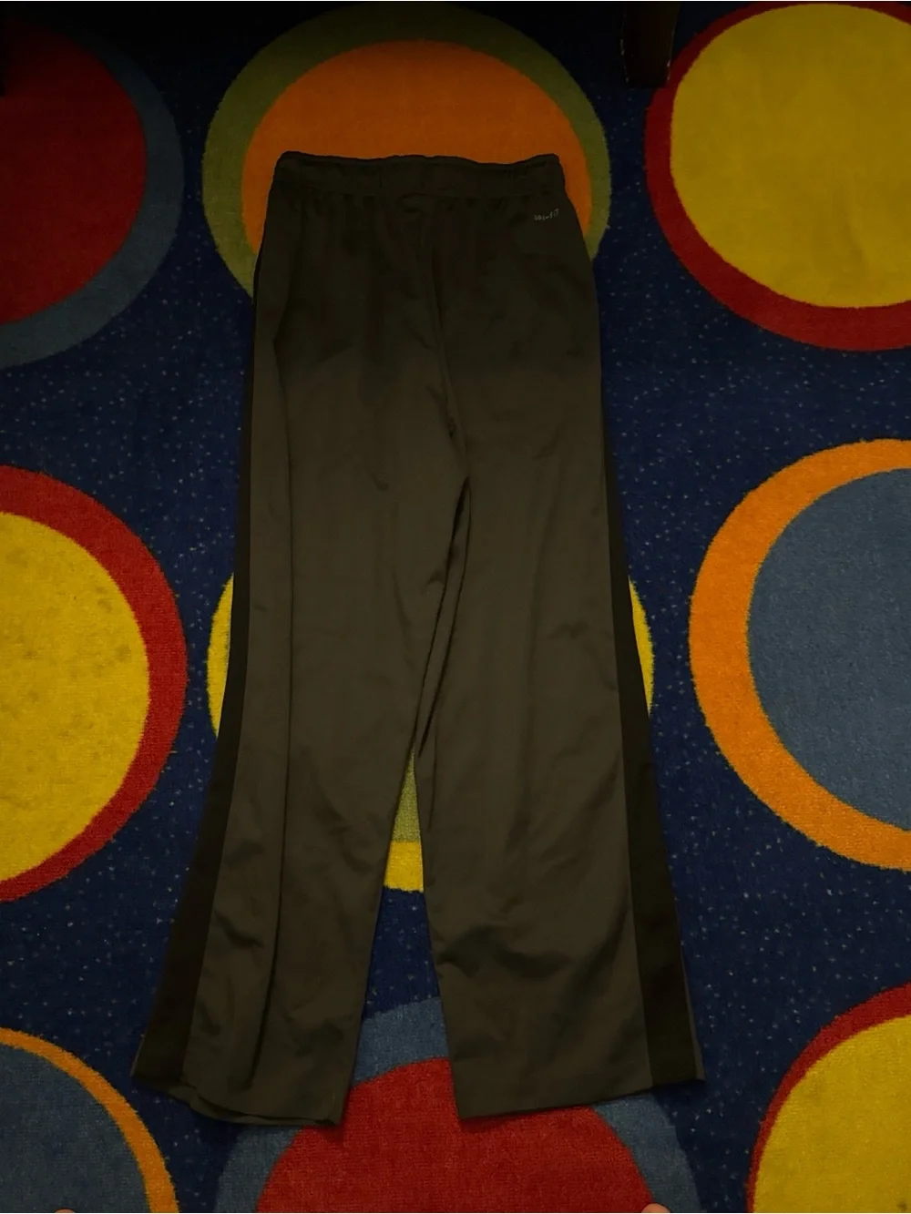 Nike Dark Grey Track Pants with Black Side Panels
